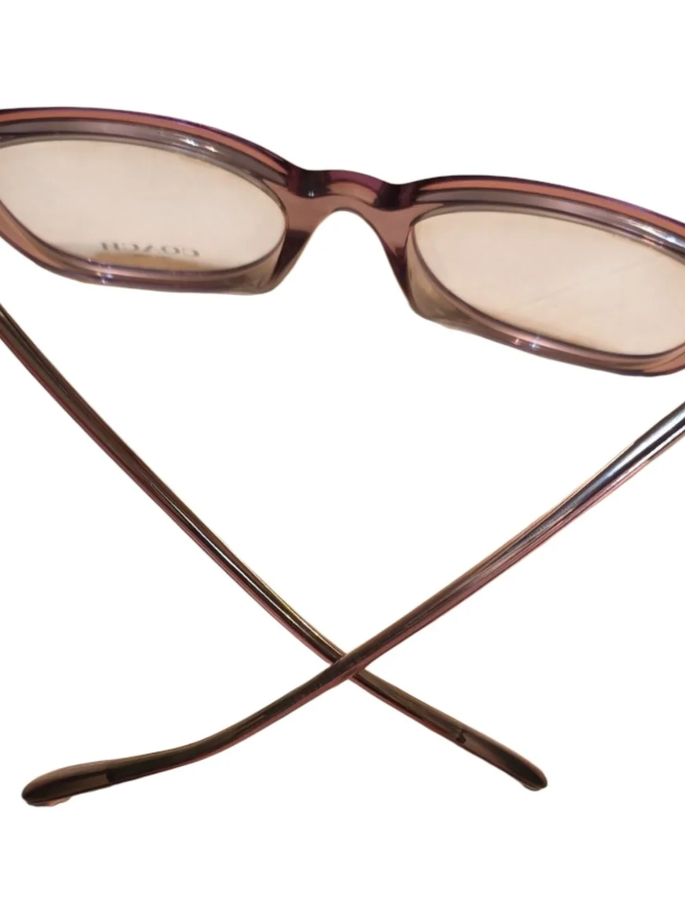 Authentic Coach HC6225U women's eyeglass frames in Transparent Rose Blush NWOT